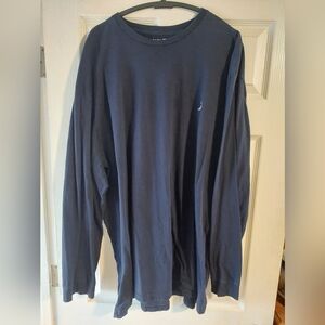 Nautica Dark Blue Long Sleeve Tee